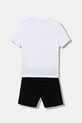 EA7 Emporio Armani komplet bawełniany dziecięcy 7B000294.AF10378 biały SS26