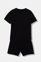 EA7 Emporio Armani komplet bawełniany dziecięcy 7B000294.AF10378 czarny SS26