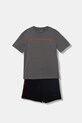 EA7 Emporio Armani komplet dziecięcy bawełniany szary 7B000267.AF12874