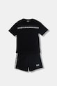 EA7 Emporio Armani komplet dziecięcy bawełniany czarny 7B000267.AF12874