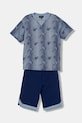 Emporio Armani komplet dziecięcy wzorzyste niebieski EB000959.AF24286