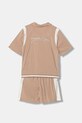 Emporio Armani komplet dziecięcy EB001042.AF20699 beżowy SS26