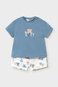 Mayoral Newborn komplet niemowlęcy z elastanem niebieski 1277.1G.Newborn.PPY2