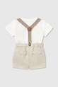 Комплект с добавлением льна для младенцев Mayoral Newborn 1278.1K.Newborn.PPY2 бежевый SS26