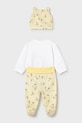 Σετ μωρού Mayoral Newborn 1504.1G.Newborn.PPY2 κίτρινο SS26