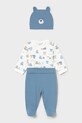 Mayoral Newborn komplet niemowlęcy wzorzyste niebieski 1504.1G.Newborn.PPY2