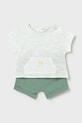 Mayoral Newborn komplet niemowlęcy 2-pack 1626.1H.Newborn.PPY2 zielony SS26