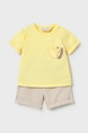 Σετ μωρού Mayoral Newborn 2-pack 1652.1E.Newborn.PPY2 κίτρινο SS26