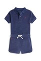 Dječji komplet Polo Ralph Lauren pletivo mornarsko plava 322B14079002