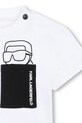 Tepláková súprava pre bábätká Karl Lagerfeld biela Z31052.60.81