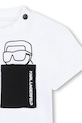 Tepláková súprava pre bábätká Karl Lagerfeld biela Z31052.60.81