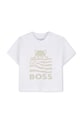Dječaci Set za bebe s dodatkom lana BOSS J53050 bijela