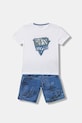 Guess komplet dziecięcy bawełniany biały N6GG05.K8HM4.PPY2.M