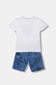 Guess komplet dziecięcy bawełniany N6GG05.K8HM4.PPY2.M biały SS26