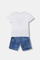 Guess komplet dziecięcy bawełniany N6GG05.K8HM4.PPY2.M biały SS26