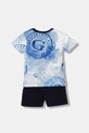 Guess komplet bawełniany dziecięcy 2-pack I6GG00.K8HM4.PPY2.M granatowy SS26