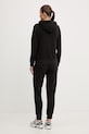 Puma tepláková dámska súprava s kapucňou s bavlnou čierna 691902
