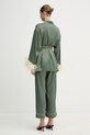 The Sleeper komplet damski z wiskozy MCSP02P022F zielony SS26