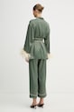 The Sleeper komplet damski z wiskozy MCSP02P022F zielony SS26