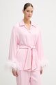 The Sleeper komplet damski z wiskozy MCSP02P006F różowy SS26