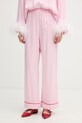 Odzież The Sleeper komplet damski z wiskozy MCSP02P006F różowy