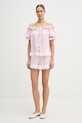 The Sleeper komplet damski z wiskozy RMSS02G019L różowy SS26