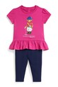 Σετ μωρού Polo Ralph Lauren πλεκτό ύφασμα ροζ 310A98934001