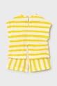 Detská bavlnená súprava Mayoral 1208.4K.Baby.PPY2 žltá SS26