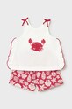 Mayoral komplet bawełniany niemowlęcy 1210.4N.Baby.PPY2 czerwony SS26