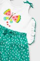 Fete Mayoral set de bumbac pentru bebeluși 1210.4N.Baby.PPY2 turcoaz