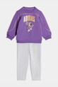 adidas dres dziecięcy DISNEY z elastanem fioletowy JZ3548