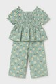 Παιδικό βαμβακερό σετ Mayoral 1513.4C.Baby.PPY2 τιρκουάζ SS26