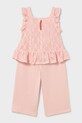 Mayoral komplet dziecięcy 1515.4E.Baby.PPY2 różowy SS26