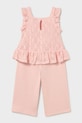 Mayoral komplet dziecięcy 1515.4E.Baby.PPY2 różowy SS26