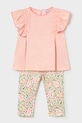 Mayoral komplet dziecięcy wzorzyste różowy 1748.4E.Baby.PPY2