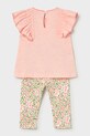 Mayoral komplet dziecięcy 1748.4E.Baby.PPY2 różowy SS26