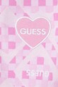 Dziewczynka Guess dres bawełniany niemowlęcy A6RG00.KA6R4.PPY2 różowy