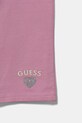Guess dres bawełniany dziecięcy różowy K6RG02.KA6R4.PPY2