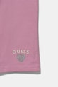 Guess dres bawełniany dziecięcy różowy K6RG02.KA6R4.PPY2
