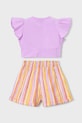 Dziewczynka Mayoral komplet dziecięcy 3227.6J.Mini.PPY2 fioletowy