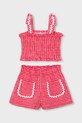 Mayoral komplet dziecięcy wzorzyste różowy 3232.6M.Mini.PPY2