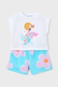 Παιδικό βαμβακερό σετ Mayoral 3234.6N.Mini.PPY2 μπλε SS26