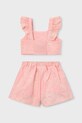 Παιδικό σετ Mayoral 3235.6C.Mini.PPY2 ροζ SS26