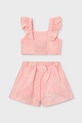 Παιδικό σετ Mayoral 3235.6C.Mini.PPY2 ροζ SS26