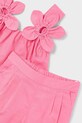 Mayoral komplet bawełniany dziecięcy różowy 3596.6D.Mini.PPY2