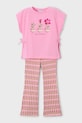 Παιδικό σετ Mayoral στάμπα ροζ 3728.6G.Mini.PPY2
