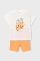 Παιδικό σετ Mayoral πλεκτό ύφασμα πορτοκαλί 3731.6K.Mini.PPY2