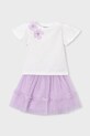 Mayoral komplet dziecięcy tkanina fioletowy 3946.6B.Mini.PPY2
