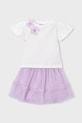 Mayoral komplet dziecięcy tkanina fioletowy 3946.6B.Mini.PPY2