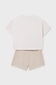 Mayoral komplet dziecięcy 6209.8E.Junior.PPY2 beżowy SS26